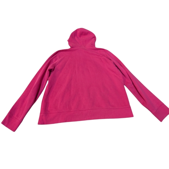 GAP Vintage Logo Pink Hoodie size Large Fits Small Y2K 90s - Picture 2 of 5